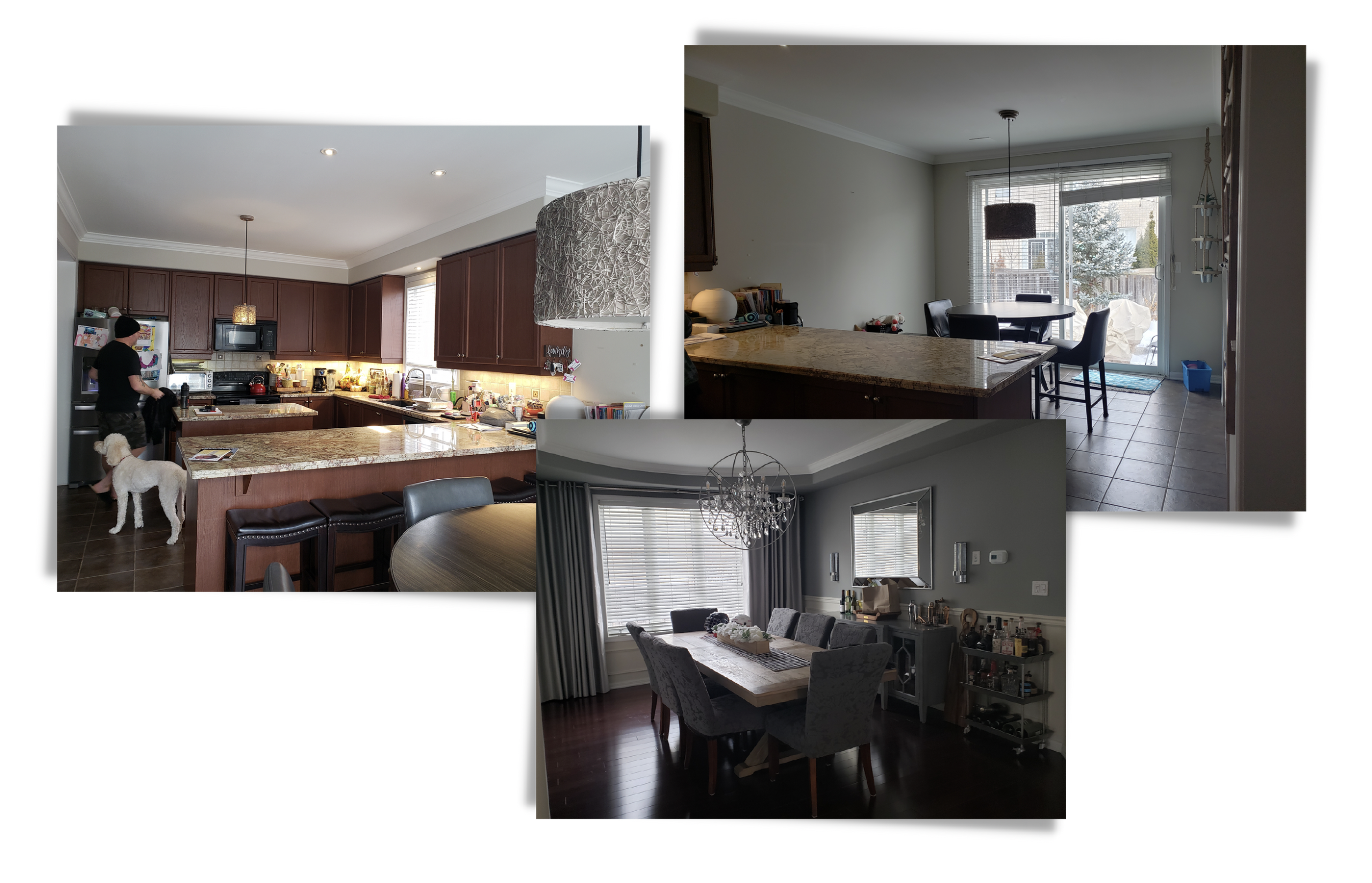 Before photos of the Boughton Crescent kitchen and dining room